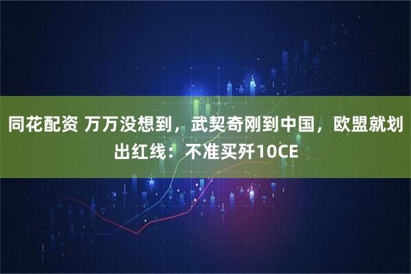 同花配资 万万没想到，武契奇刚到中国，欧盟就划出红线：不准买歼10CE