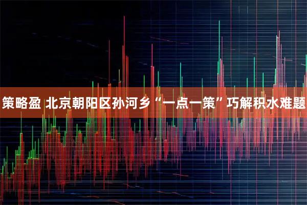 策略盈 北京朝阳区孙河乡“一点一策”巧解积水难题